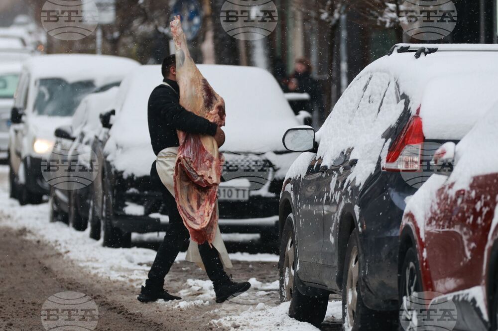 Столица - зимна обстановка