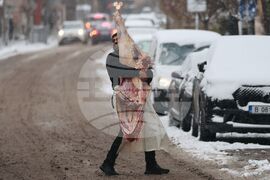 Столица - зимна обстановка