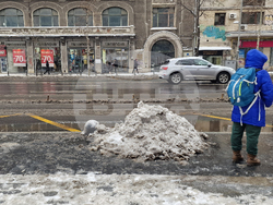 Румъния - Букурещ - зимна обстановка