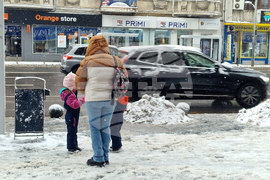 Румъния - Букурещ - зимна обстановка