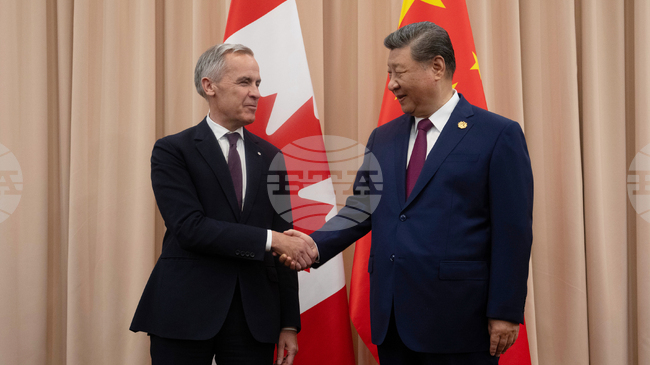 Канадският премиер Марк Карни пристигна в Пекин за историческа четиридневна визита 