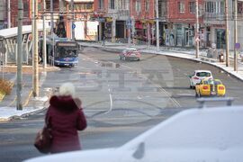 Бургас - зимна обстановка