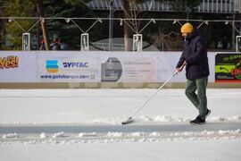 Бургас - зимна обстановка