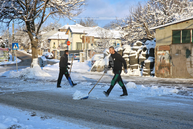  Разград - зима - ежедневие