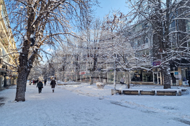 Разград - зима - ежедневие