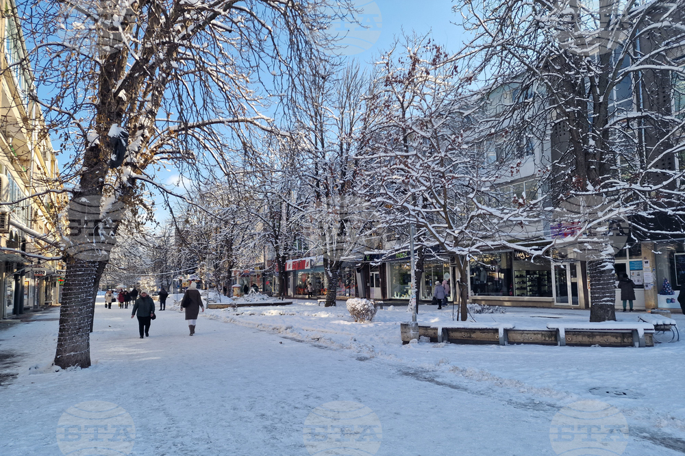 Разград - зима - ежедневие