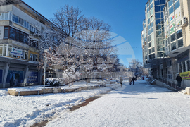 Разград - зима - ежедневие