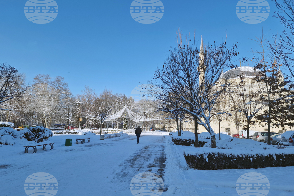 Разград - зима - ежедневие