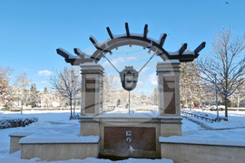 Разград - зима - ежедневие