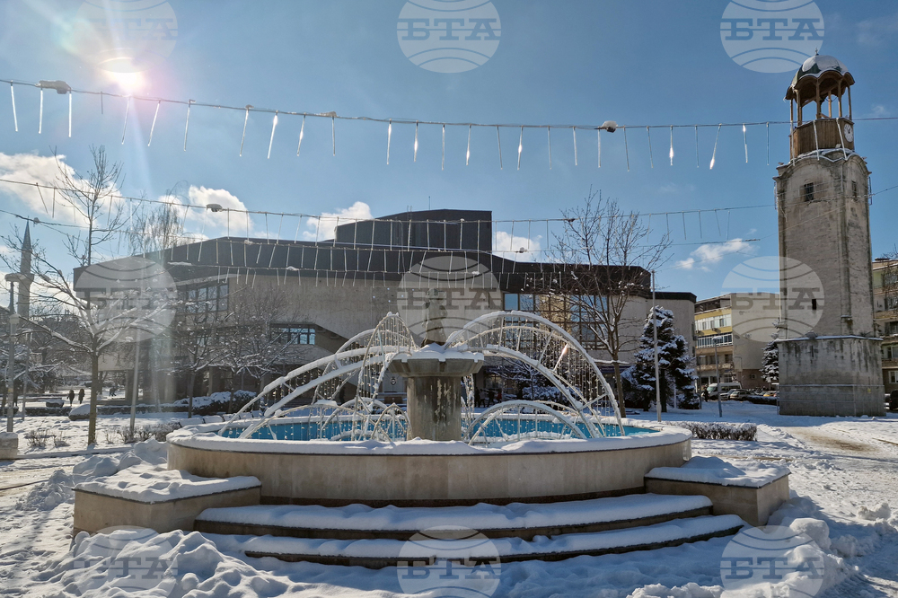 Разград - зима - ежедневие