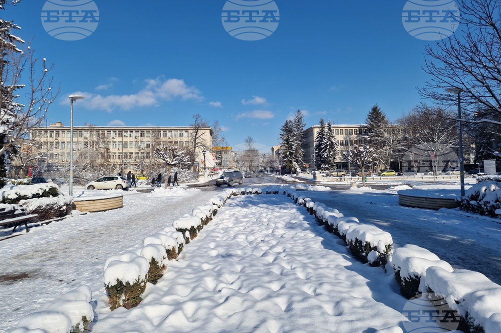 Разград - зима - ежедневие