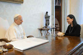 Vatican Venezuela Pope Machado