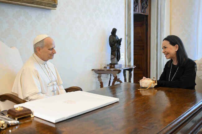 Vatican Venezuela Pope Machado
