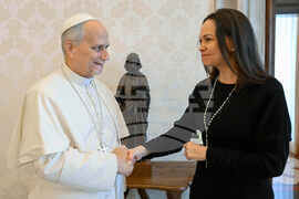 Vatican Venezuela Pope Machado