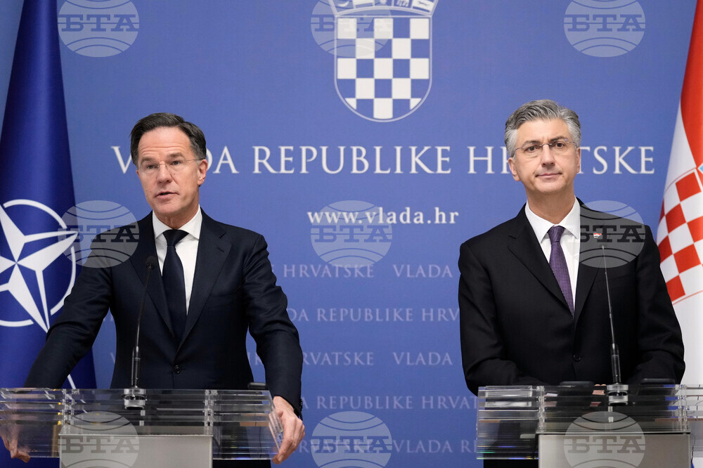 Хърватия е увеличила разходите си за отбрана до 2,08 на сто от БВП през 2025 г., каза премиерът Андрей Пленкович след среща с Рюте в Загреб