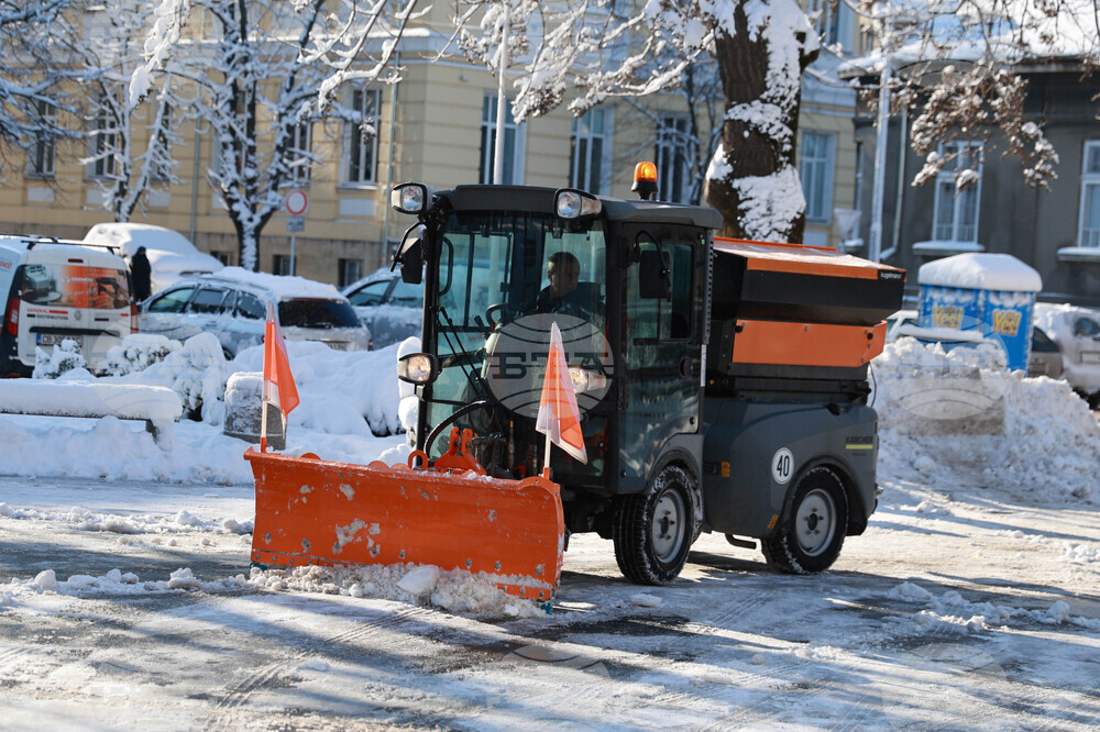 Русе - зимна обстановка