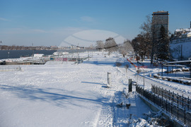 Русе - зимна обстановка