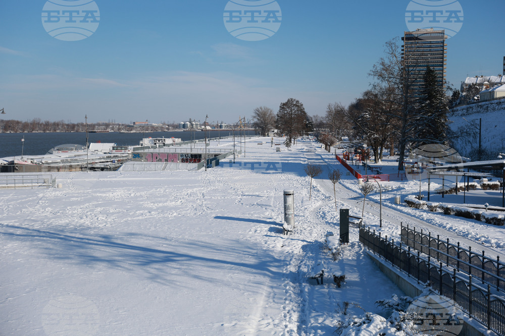 Русе - зимна обстановка