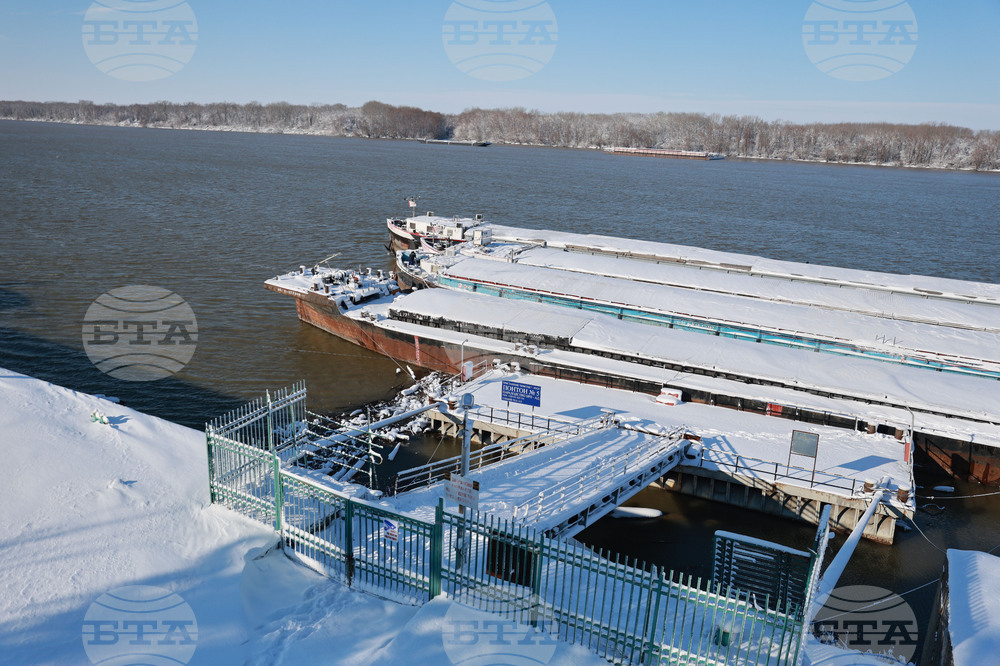 Русе - зимна обстановка