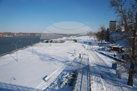 Русе - зимна обстановка