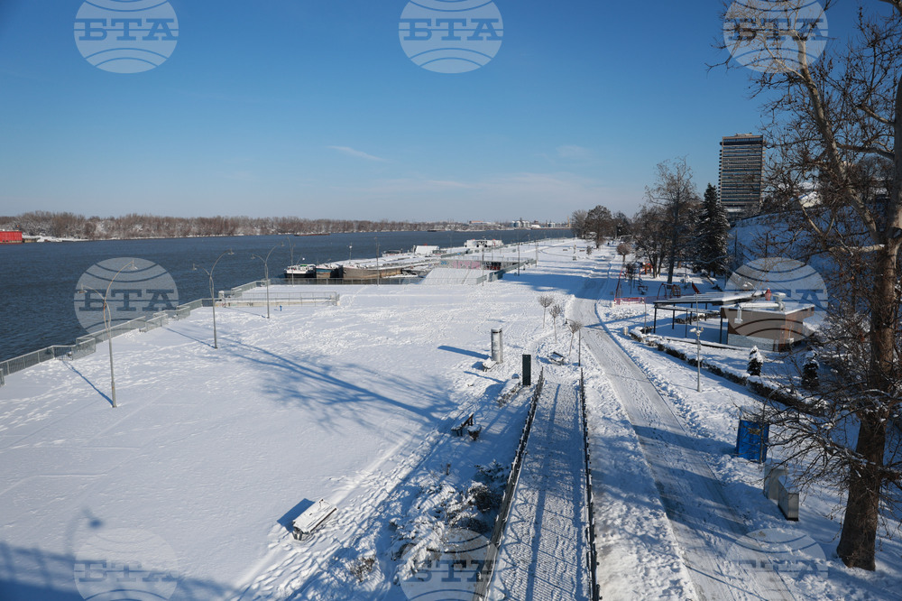 Русе - зимна обстановка