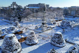 Русе - зимна обстановка