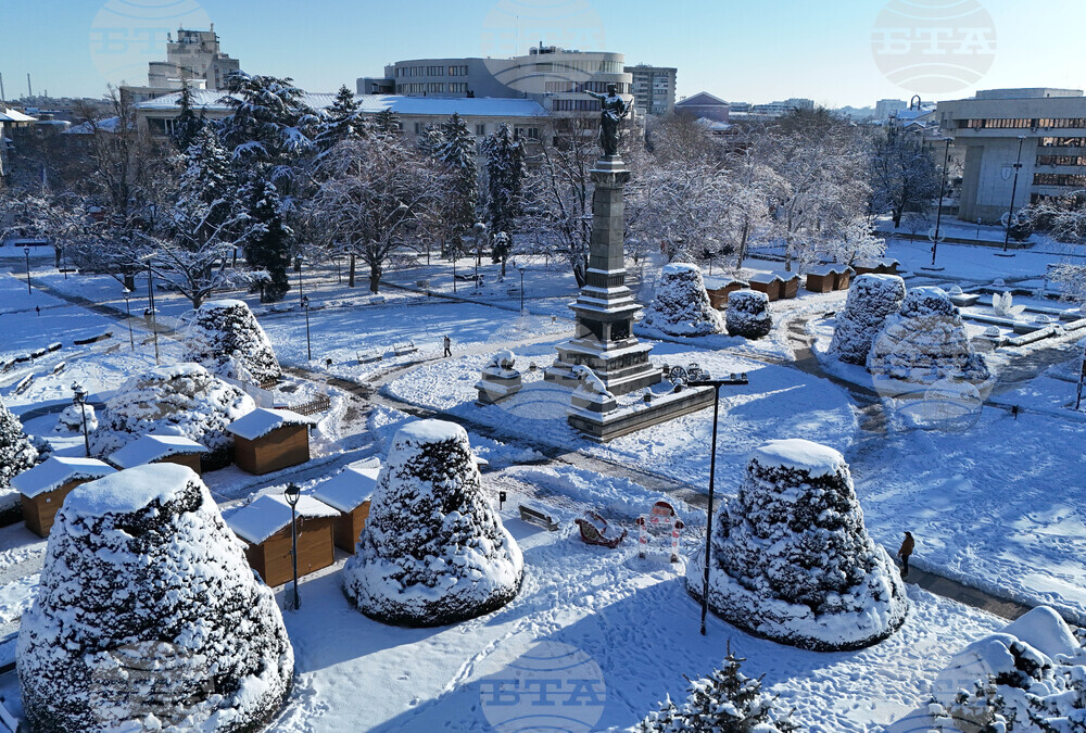 Русе - зимна обстановка