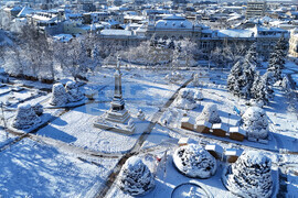 Русе - зимна обстановка