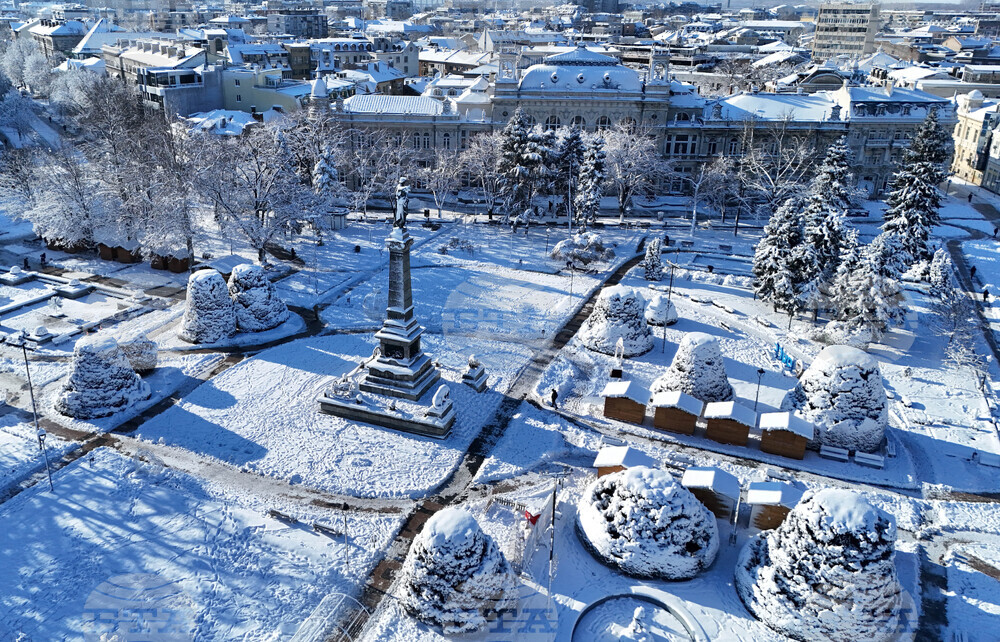 Русе - зимна обстановка