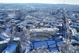 Русе - зимна обстановка