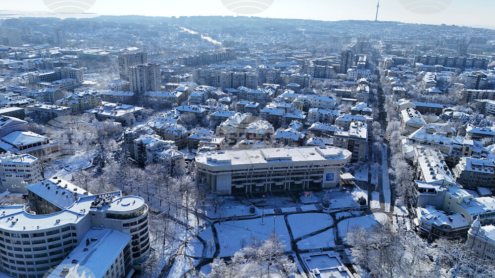 Русе - зимна обстановка