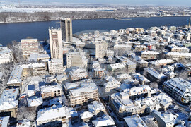 Русе - зимна обстановка