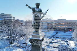 Русе - зимна обстановка