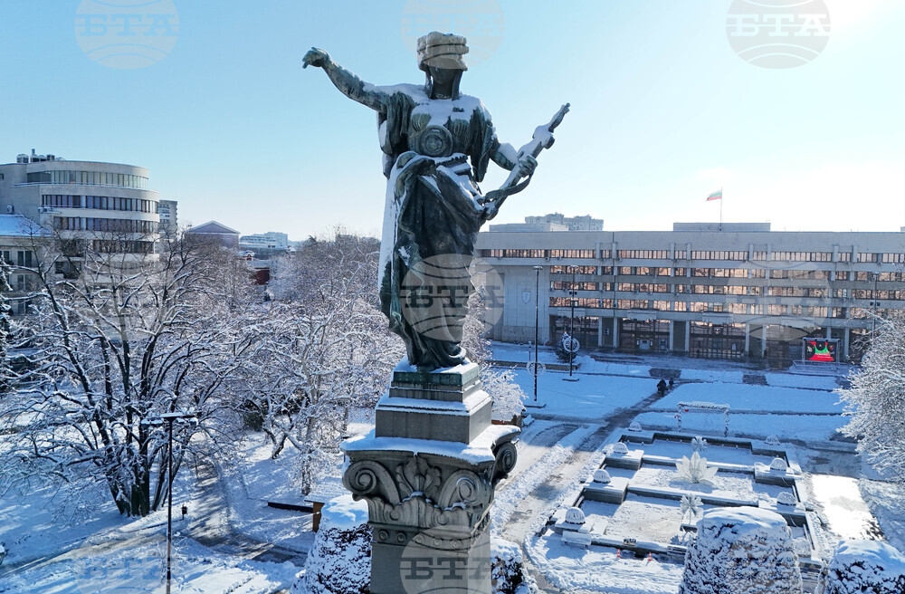 Русе - зимна обстановка