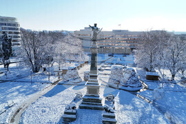 Русе - зимна обстановка