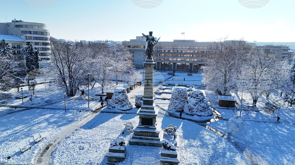 Русе - зимна обстановка