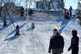 Русе - зимна обстановка