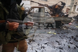 APTOPIX Syria Aleppo Fighting