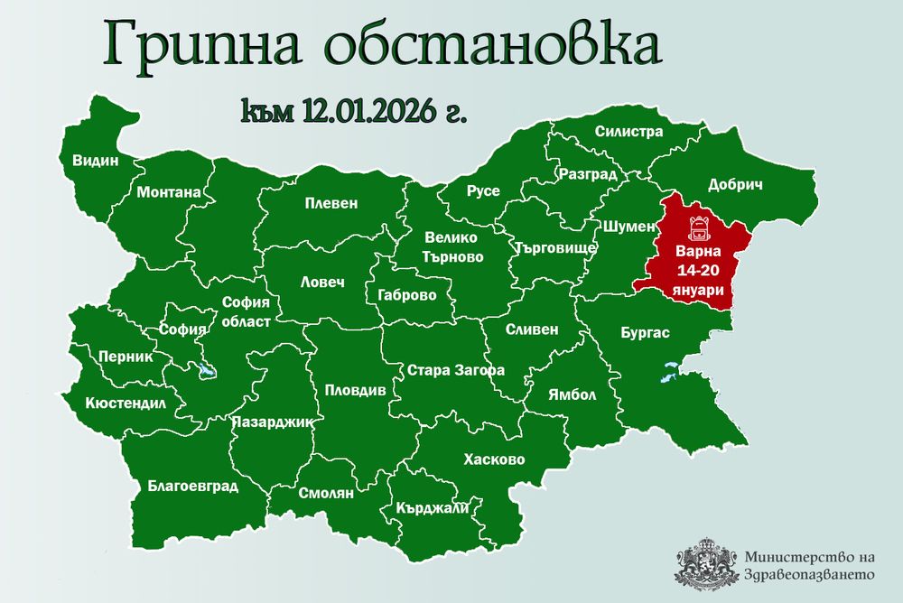 Министерство на здравеопазването: Грипна обстановка