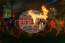 APTOPIX Lithuania Anniversary