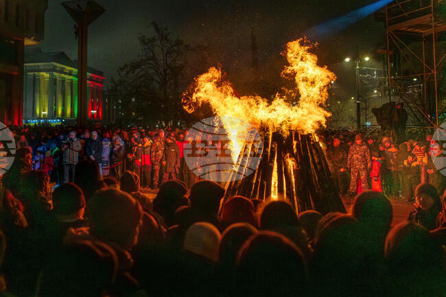 APTOPIX Lithuania Anniversary
