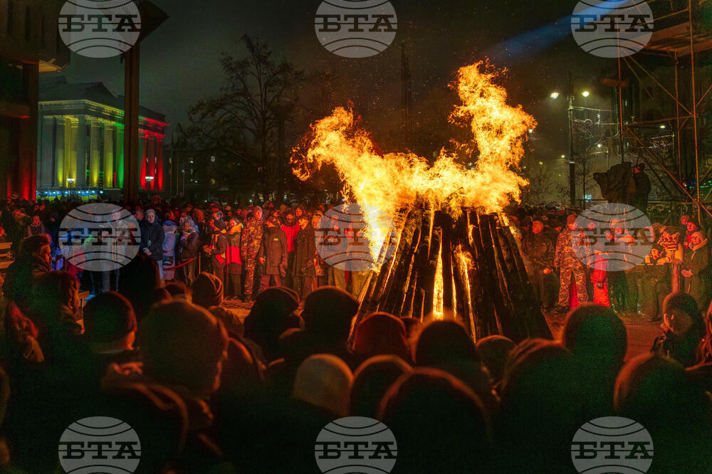 APTOPIX Lithuania Anniversary