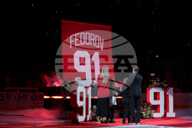 CORRECTION Hurricanes Red Wings Hockey