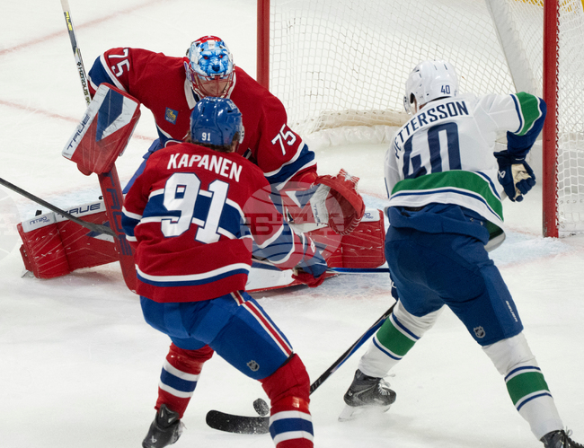 Canucks Canadiens Hockey