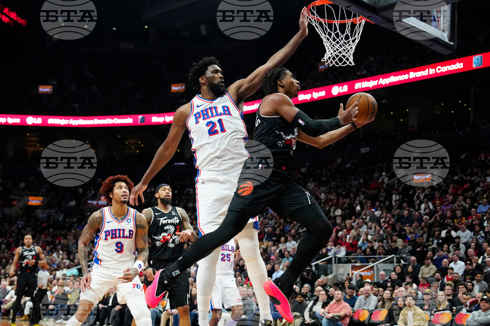 76ers Raptors Basketball