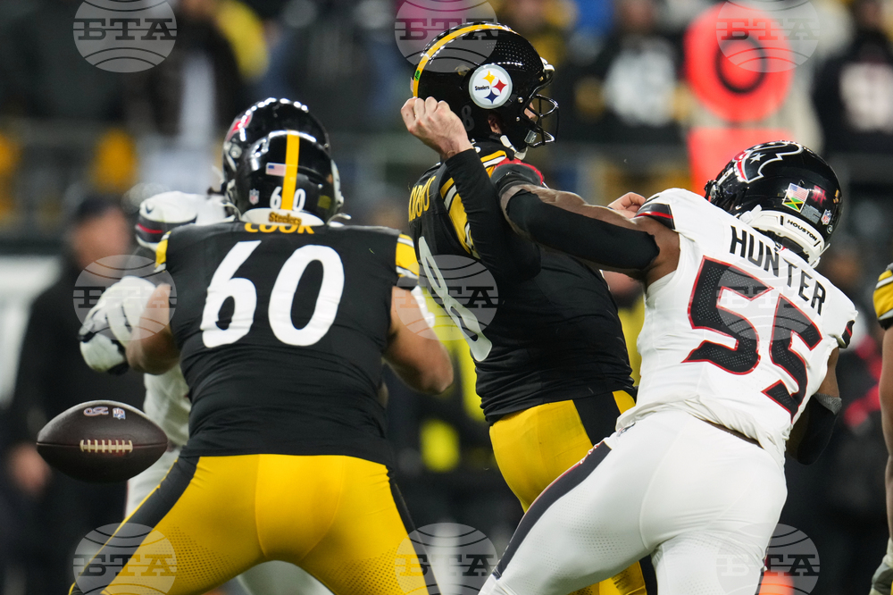 APTOPIX Texans Steelers Football