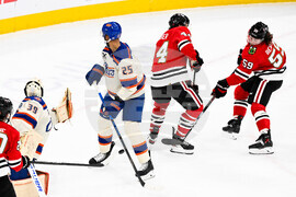 Oilers Blackhawks Hockey