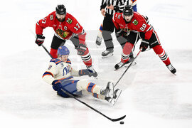 Oilers Blackhawks Hockey