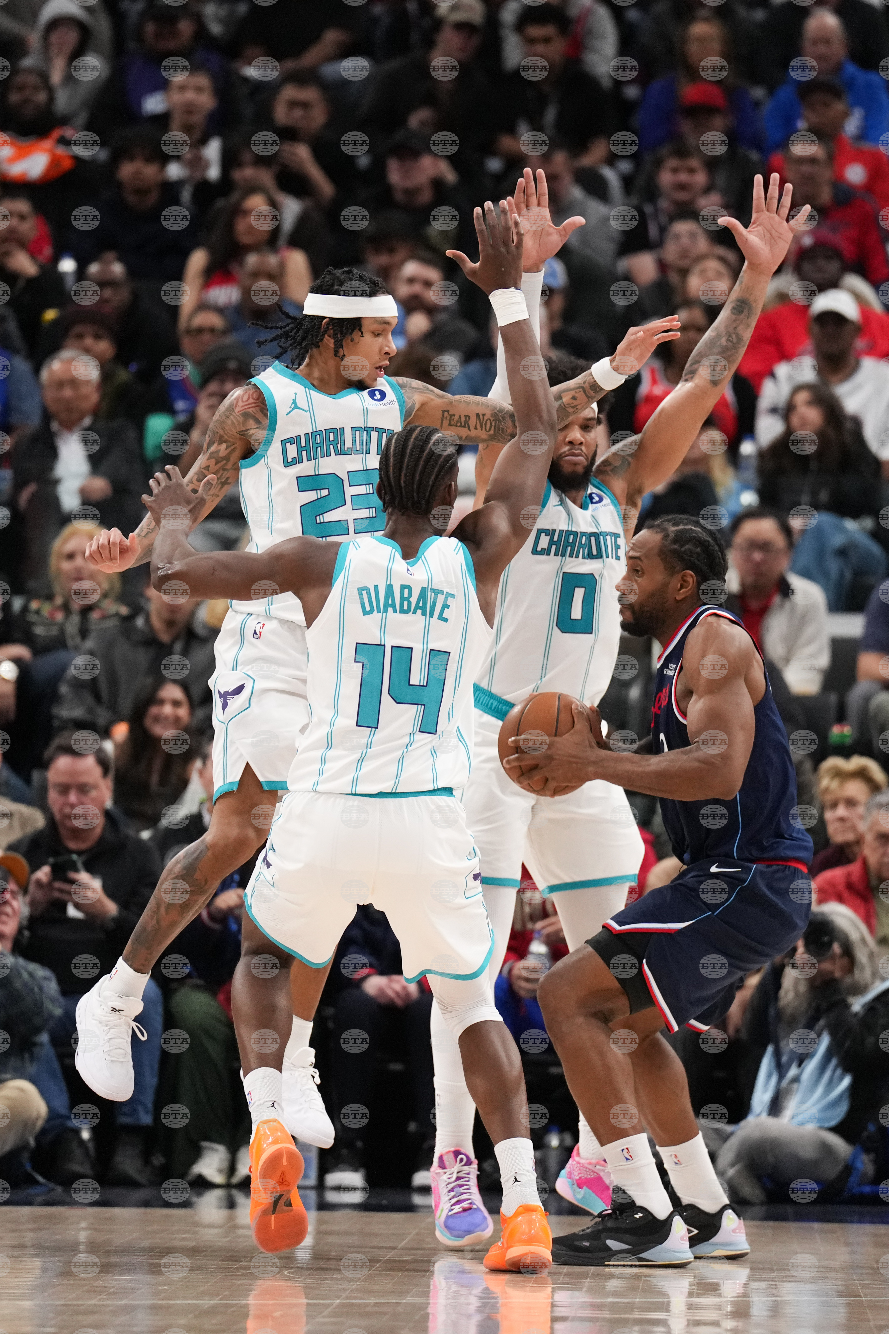 Hornets Clippers Basketball