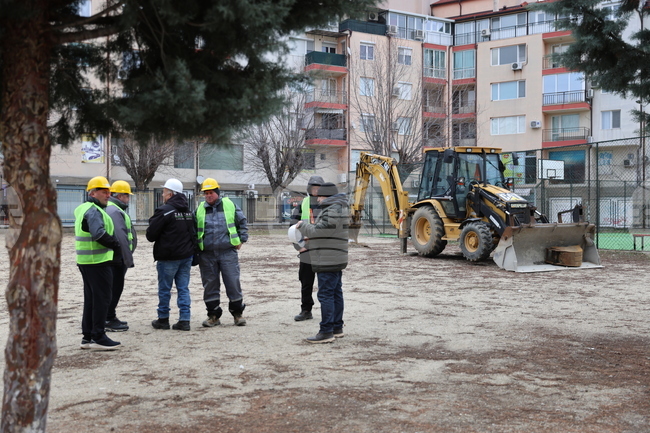 Община Благоевград започва обновяване на спортната площадка в ж.к. „Запад“